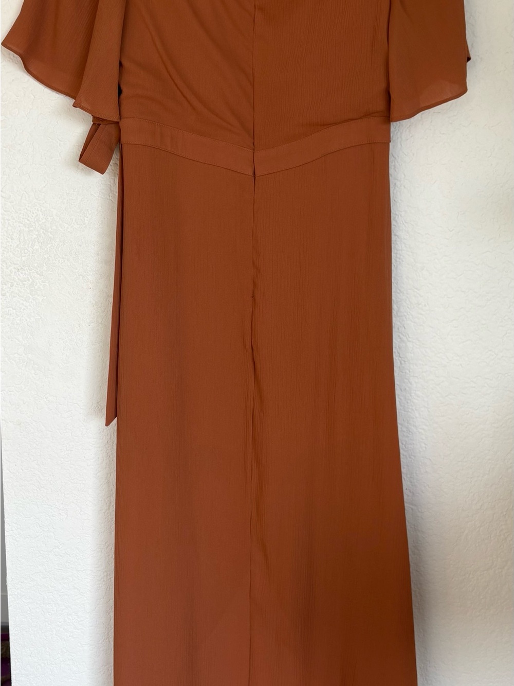 Rust Wrap Maxi Dress - Picture 2 of 2